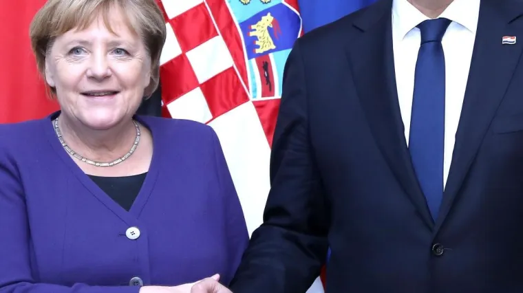 Plenković i Merkel o EU i turističkoj sezoni: 1. srpnja predsjedanje preuzima Njemačka