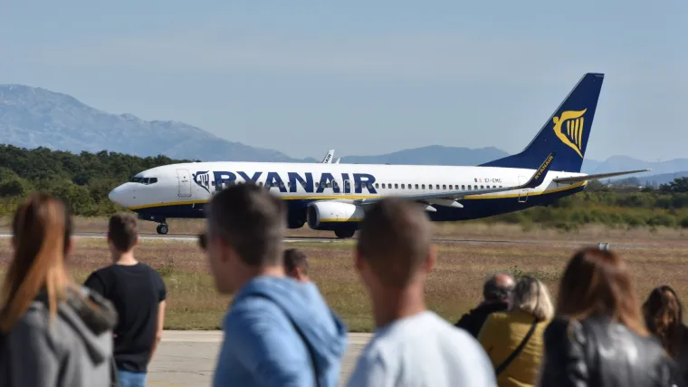 Deset linija iz 10 destinacija: Ryanair od 1. srpnja ponovo leti za Zadar