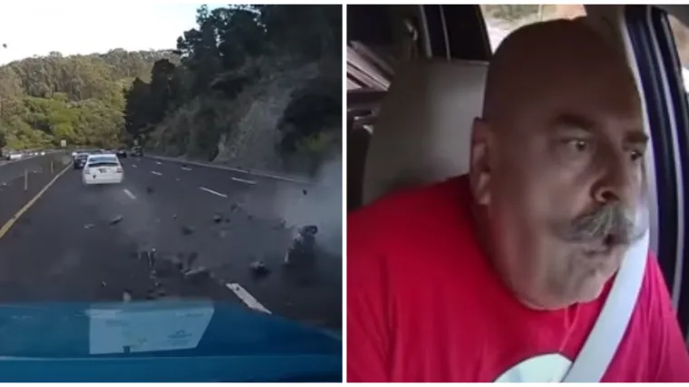 Vozača su zasule kamene gromade! Sve je snimljeno...