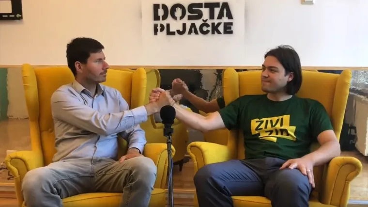 VIDEO Pernar i Sinčić pomirili se pred kamerama: 'Prihvaćam tvoju ruku, pridruži nam se'