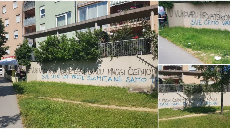 Policija nakon dojave RTL-a brzo reagirala i uklonila grafit prepun mržnje prema Srbima: 'Hvala vam!'