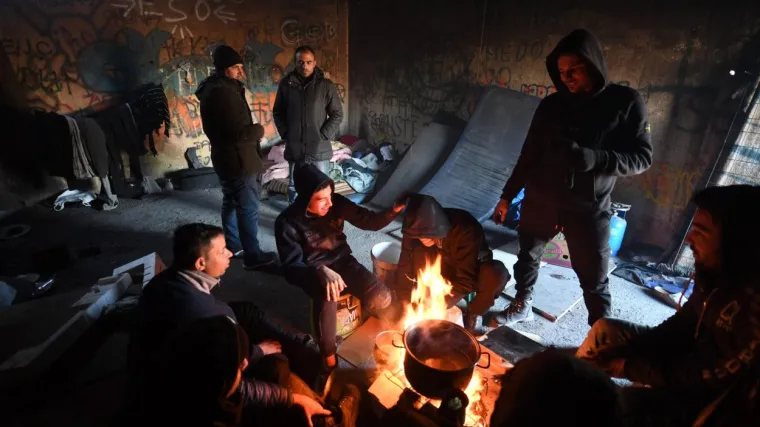 Trenutno je tamo oko sedam tisuća ljudi, žele stići u EU