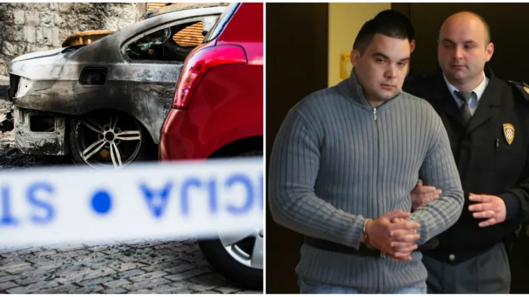 Poslali mu novu poruku: Zapaljeni BMW u Ka&scaron;telima pripada Jozi Čabraji!