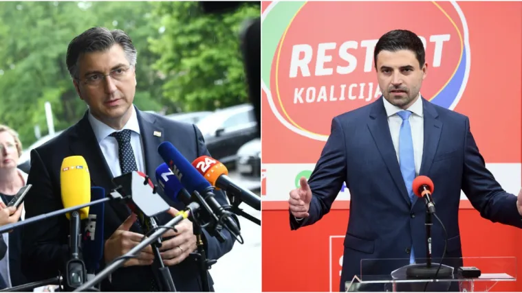 Plenković: 'Bernardić i SDP su podcjenjivali epidemiju, grlili su se i ljubili'
