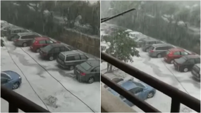 Gigantska tuča pogodila Ka&scaron;tela, temperatura u pola sata pala za 12 stupnjeva