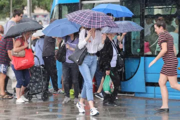 Bit će kiše, pljuskova, oluja, grmljavine... pa opet kiše