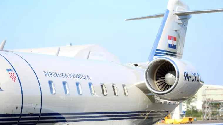 Kvar  državnog zrakoplova RH: 'Nitko od članova posade ni putnika nije bio ugrožen'