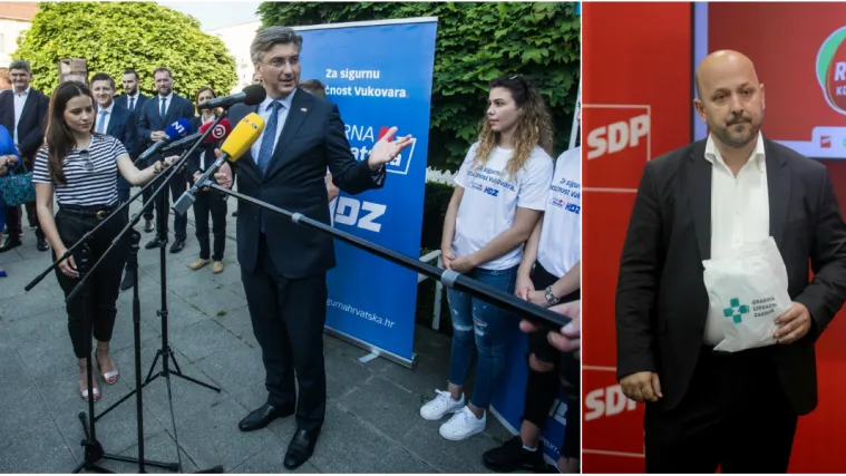 Plenković u Slavoniji ismijao Marasa: 'On je moj vjerni obožavatelj. Stalker koji me naviknuo pratiti'