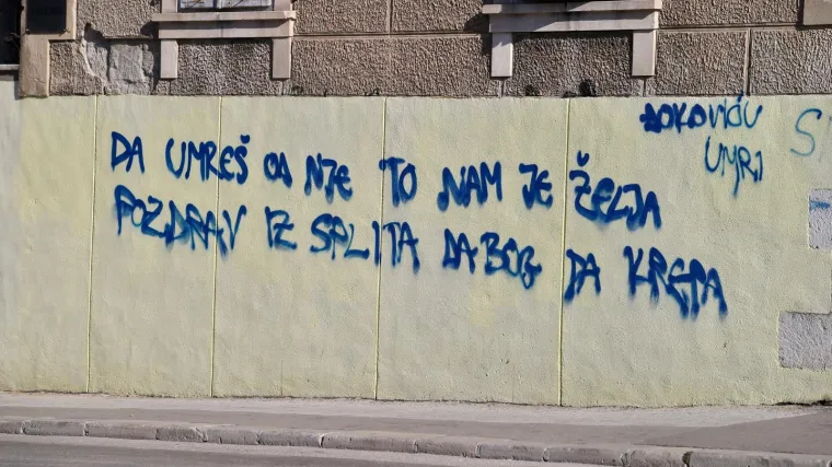 Stigao odgovor na morbidni grafit iz Splita, Đokoviću bi se ovo moglo svidjeti