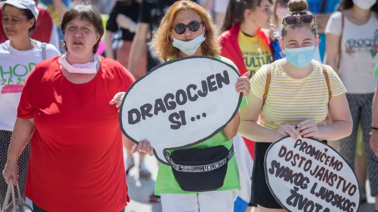 Hod za život u Rijeci obilježila skandalozna izjava organizatorice