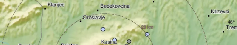 Tri potresa noćas su prodrmala Zagreb, svima je epicentar bio na istom mjestu