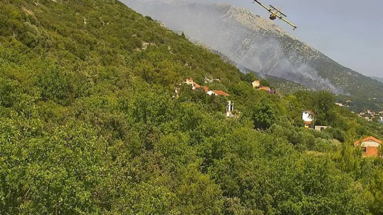 UKNULA BOROVA &Scaron;UMA NA PELJE&Scaron;CU: U pomoć stigla tri kanadera: 'Vjerujemo kako će požar uskoro biti uga&scaron;en'