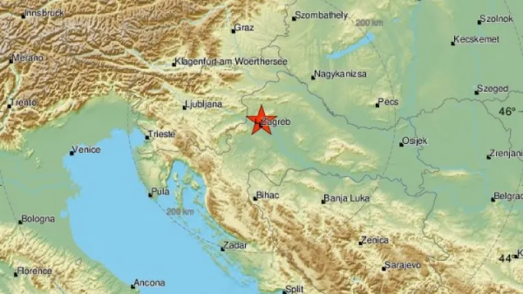 Zagreb je jutros pogodio još jedan u nizu potresa