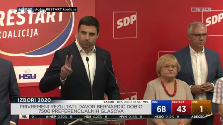 Bernardić o velikom porazu Restarta: 'Nije lako govoriti nakon ovog, spreman sam otići'