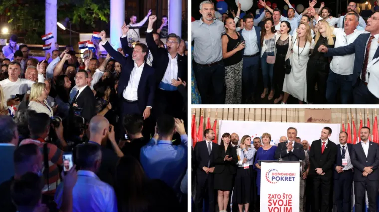 Korona party u izbornim stožerima: Euforični političari se grlili i ljubili, nitko nije pazio na fizičku distancu