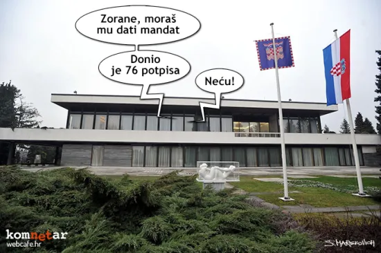 Uvjeravanja na Pantovčaku