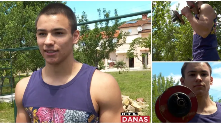 Istra ima najjačeg hrvatskog tinejdžera: Igrao je nogomet, a sada rastura u obaranju ruku