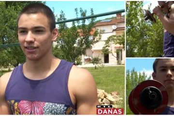 Istra ima najjačeg hrvatskog tinejdžera: Igrao je nogomet, a sada rastura u obaranju ruku