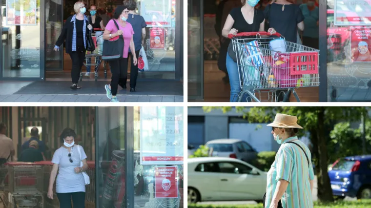 Prvi dan obveznog no&scaron;enja maski u trgovinama: Provjerili smo pridržavaju li se kupci novih mjera