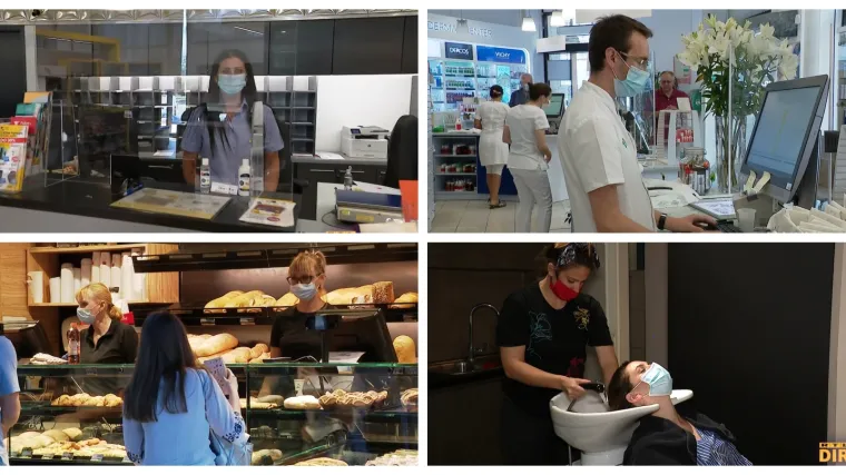Bili smo u po&scaron;ti, frizeraju, ljekarni, pekarni: Provjerili smo drže li se ljudi pravila i nose li maske