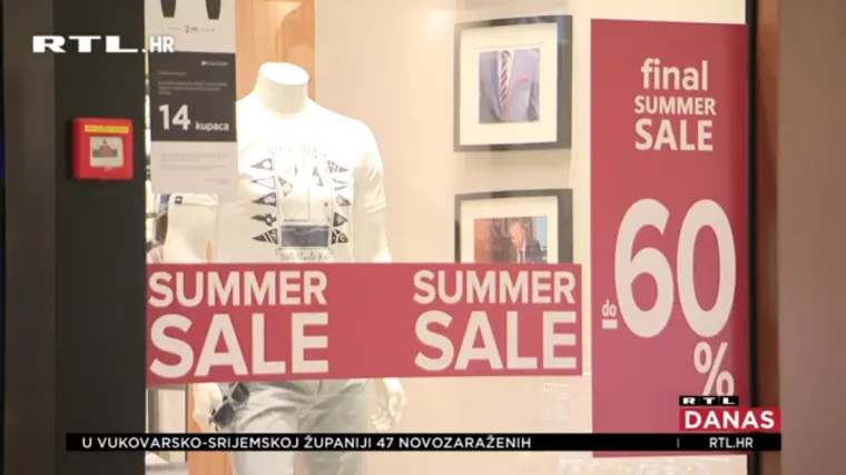 Sniženja u trgovačkim centrima: Cijene su niže do 70%, kupce se poziva da kupuju online