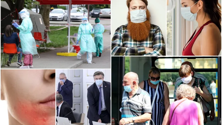 Suhe usne, iritacije kože, žuljevi, akne... Maske stvaraju probleme, poznati dermatolog za RTL.hr savjetuje što vam je činiti