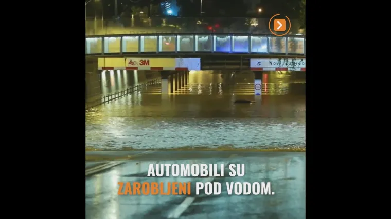 Snažno nevrijeme protekli vikend pogodilo Zagreb: Poplavljene su ulice i kuće, preminuo je vatrogasac