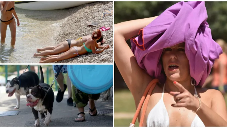 Hrvatska na udaru toplinskog vala, temperature idu iznad 35! Evo gdje će biti najgore do kraja tjedna i kad nam stiže olak&scaron;anje