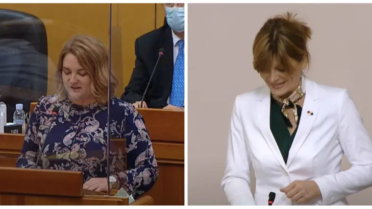 VIDEO Emotivan govor SDSS-ovke u Saboru: 'Ja sam djevojčica iz kolone'. Vidović Kri&scaron;to trčala da je napadne