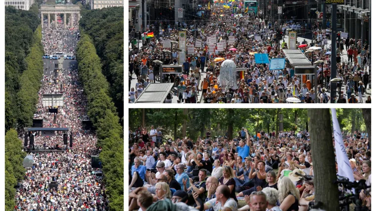 Prosvjed protiv korone okupirao Berlin, ozlijeđeno 45 policajaca! 'Uvjeren sam da će ovo potrajati'