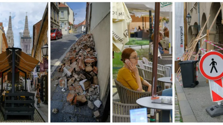 Metropola je pusta: Turista nema, terase zjape prazne, a ra&scaron;či&scaron;ćavanje od posljedica potresa jo&scaron; traje