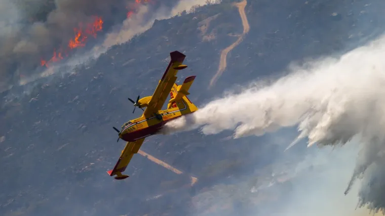 Veliki požari i jako nevrijeme haraju Hrvatsku