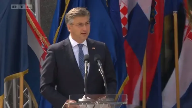 Plenković: 'Kao pobjednica, Hrvatska je pružila ruku pomirbe i sada gradi svoju budućnost'