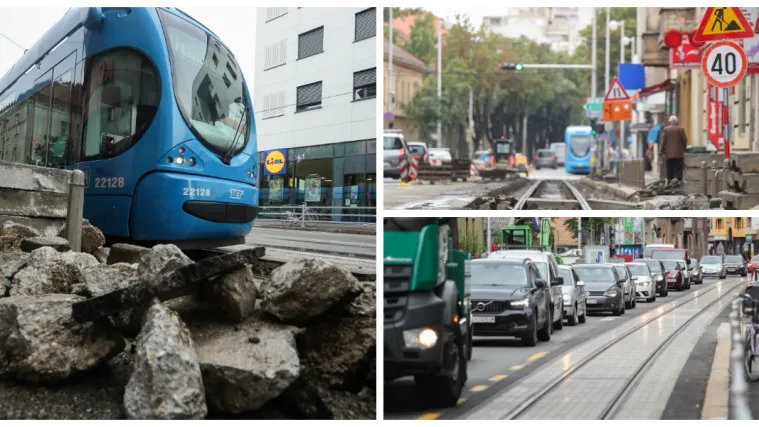 Ljeto u Zagrebu, radovi u gradu: U Ilici se stvara gužva, izmje&scaron;teno i tramvajsko stajali&scaron;te