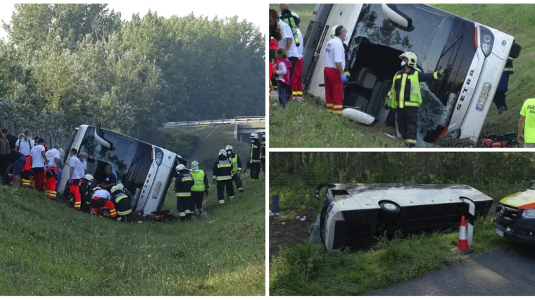 Užas na autocesti! Autobus s turistima sletio u jarak: Jedan poginuli, među 34 ozlijeđenih i dijete
