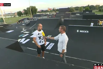 Ekipa RTL-a posjetila pripreme za Pannonian Challenge: Veličanstveni skate park i nakon događanja ostaje osječkoj djeci