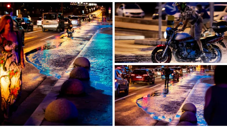 Pukla cijev i poplavila kvart u Splitu: 'Čuli smo 'bum' i samo se odjednom beton počeo dizati'