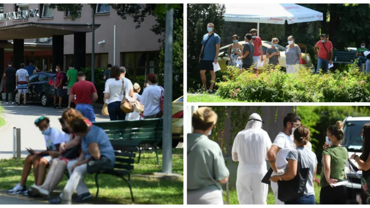 Navala na testiranje na koronavirus u Zagrebu: Građani nervozni, ambulante od sutra rade cijeli dan
