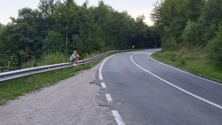 Maleni dječak u BiH ostao sam plakati uz cestu nakon &scaron;to su mu ukrali kupine koje je sam brao i prodavao