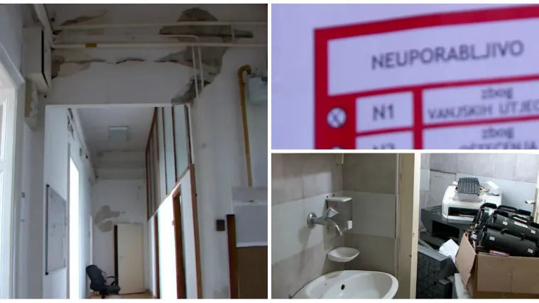 Rasulo u pravosuđu! Rade u užasnim uvjetima, a nakon potresa i u zgradi s 'crvenom naljepnicom': Kad će preseljenje?
