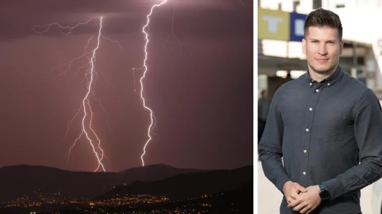 Za cijelu zemlju na snazi narančasto upozorenje: Na Jadranu večeras snažno nevrijeme uz tuču, moguće i pijavice