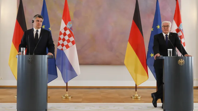 Njemački predsjednik pohvalio Milanovićevu politiku pomirenja: 'Hrvatska će biti inspiracija za druge'