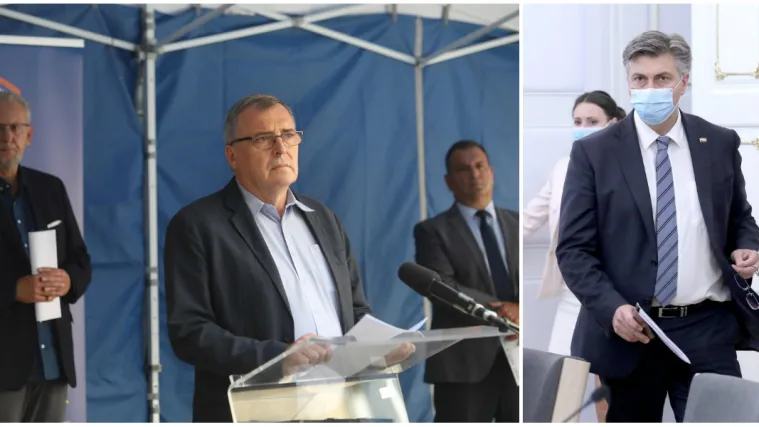 Plenković: 'Nacionalni stožer nije stožer koji treba imati apolitičan karakter ili biti neovisno tijelo'