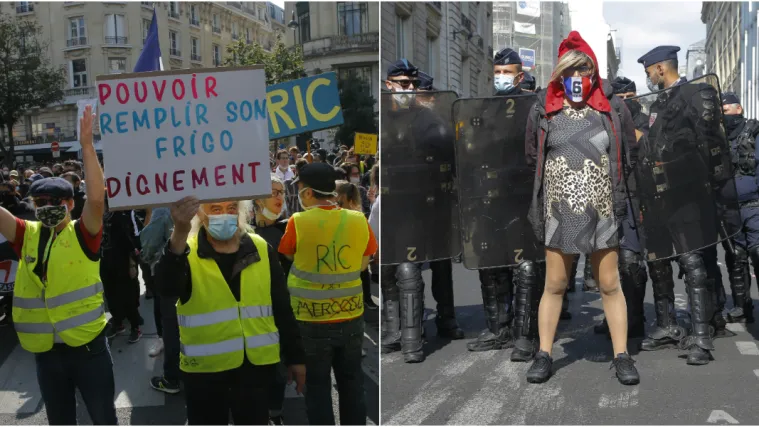 Policija upotrijebila silu kako bi rastjerala prosvjednike: Podmetali su vatru pod automobile