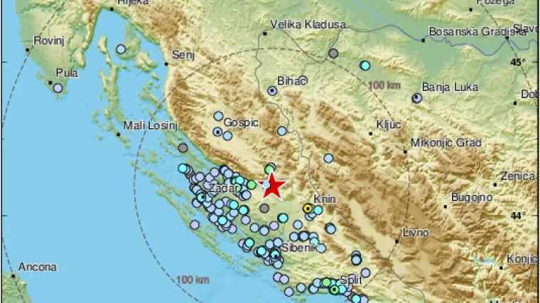 Potres magnitude 4,2 u Dalmaciji! 'Čula se jaka tutnjava i dobro je protreslo'