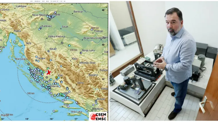 Seizmolog Kuk o potresu u Dalmaciji: 'Bio je snažan i izazvao je veliku uznemirenost, ali ne treba ga povezivati sa zagrebačkim'