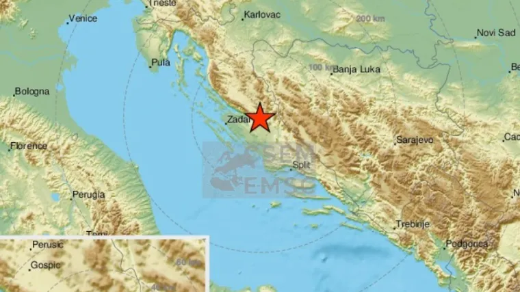 Osjetio se diljem Dalmacije te u BiH; dva sata kasnije treslo se i kod Zagreba