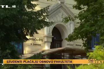 Studenti prava iz svojih džepova plaćat će obnovu zgrade fakulteta: Školarina će im biti viša za 1200 kuna!