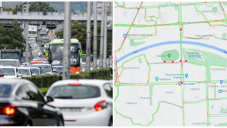Ki&scaron;a, zatvoreni mostovi, utrka: I satima nakon povratka s posla jo&scaron; je kaos u prometu u Zagrebu!