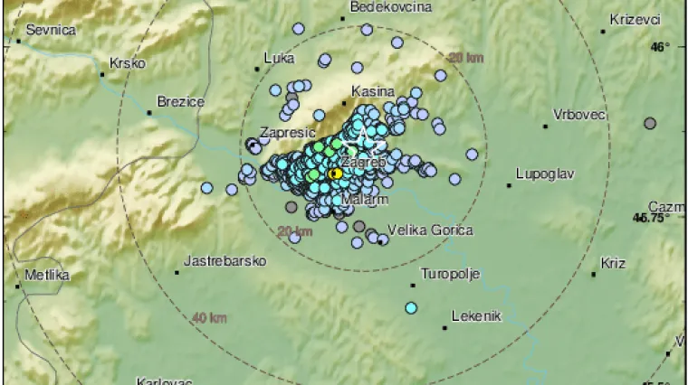 Ovaj put magnitudom od 2,3 stupnja